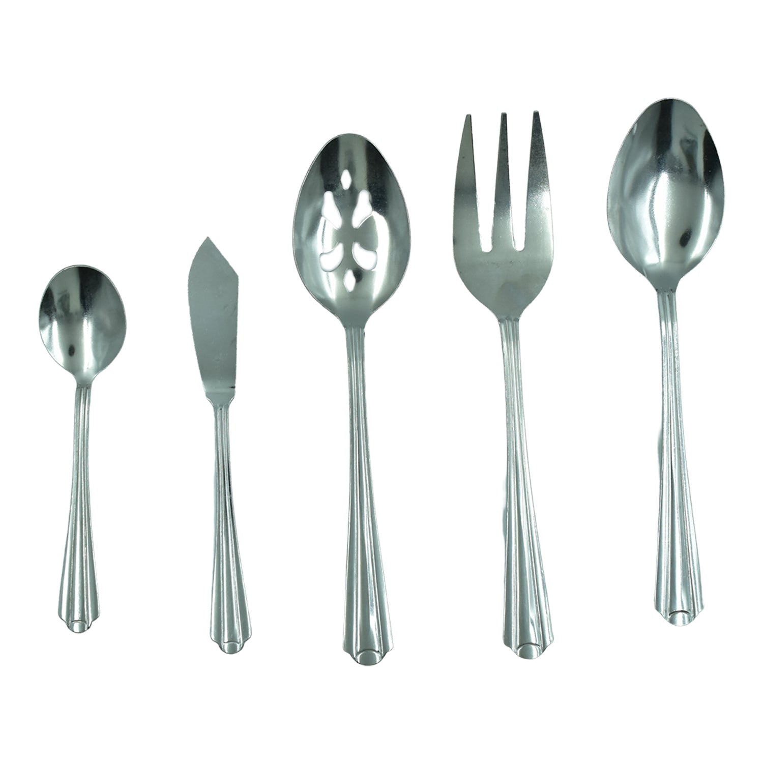 2769 45Pc Stainless steel Flatware Set Used For Dinner, Breakfast And Lunch Purposes In All Kinds Of Places. DeoDap 2769 45Pc Stainless steel Flatware Set Used For Dinner, Breakfast And Lunch Purposes In All Kinds Of Places. DeoDap